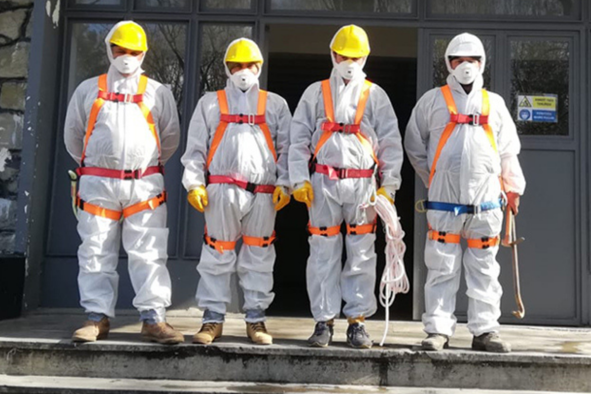 BEYKOZ KABAKOZ KIŞLASI ASBESTLİ ÇATI SÖKÜM İŞİ